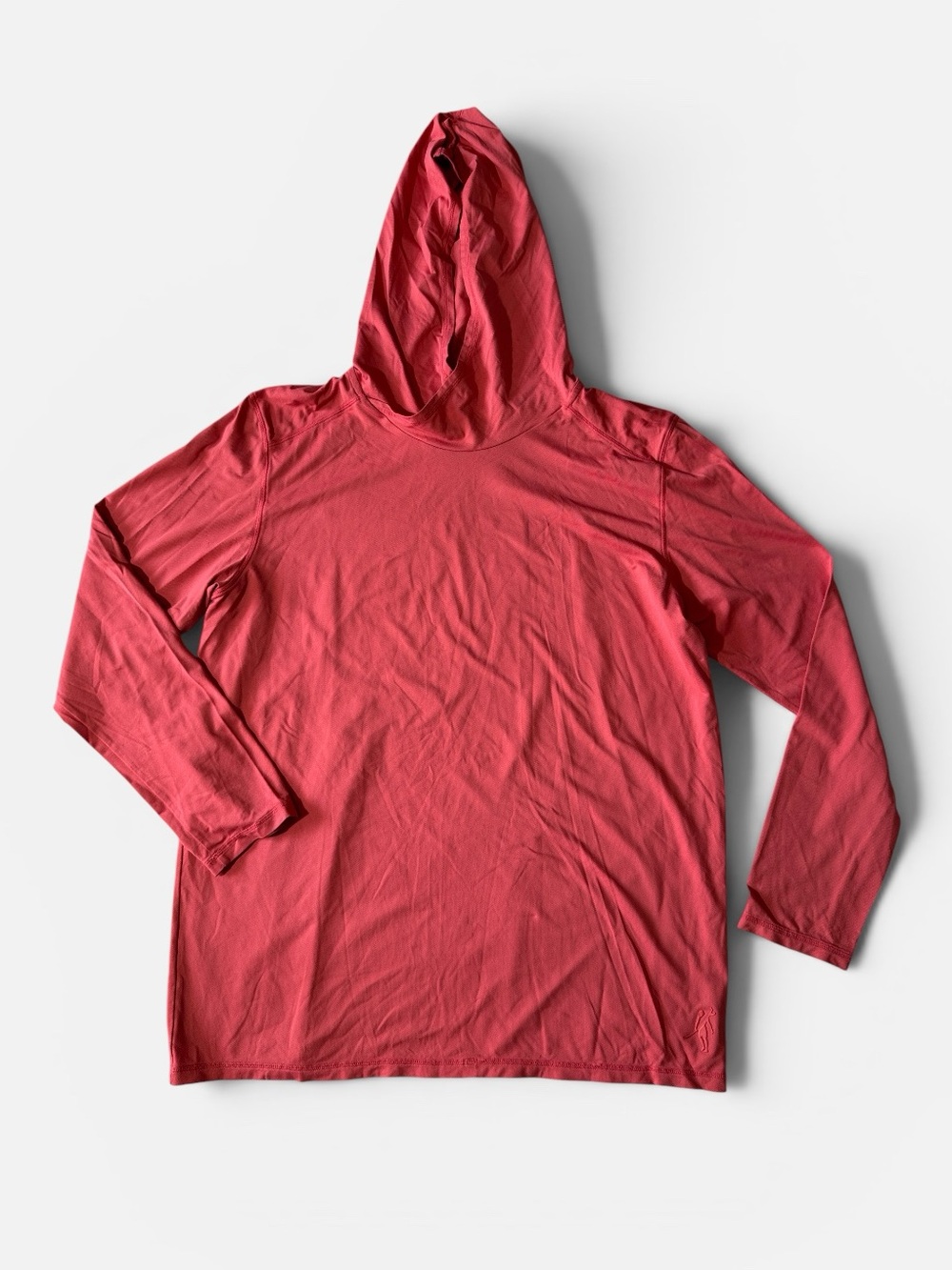 Toes On The Nose XL pink solid nylon blend sun protection Performance hoodie